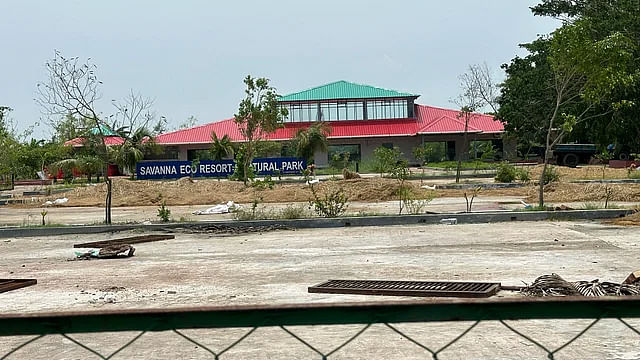 Savanna Eco Resort and Natural Park owned by the police's former inspector general Benazir Ahmed's family. Photo taken last Tuesday at Bairagitol in Sahapur Union, Gopalganj Sadar