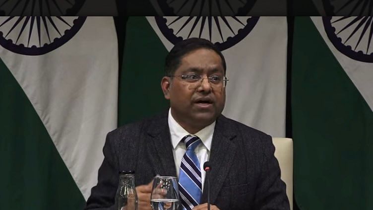 India's ministry of external affairs spokesperson Randhir Jaiswal 