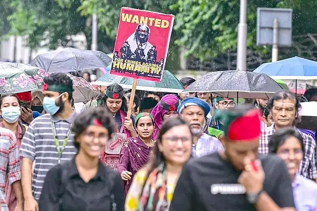 The autocratic rule of Sheikh Hasina's government was toppled in August last year by the student and general people's movement.
