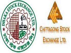 The Dhaka Stock Exchange and Chittagong Stock Exchange experienced a downtrend in the share price index. 