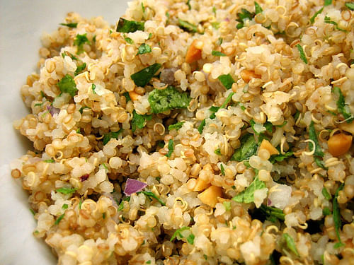 Cooked quinoa. File photo