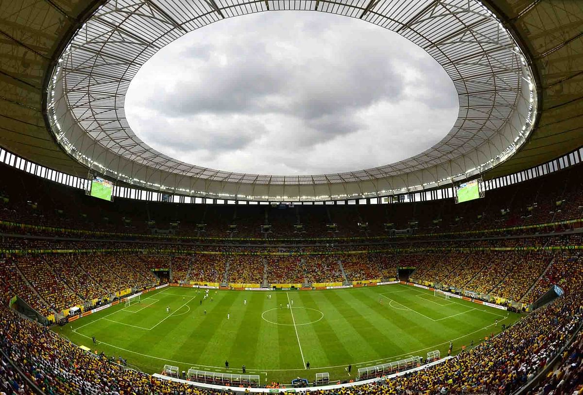 Picture of the National Stadium in Brasilia taken on June 15, 2013 as Brazil and Japan play the opening match of the FIFA Confederations Cup Brazil 2013. Photo: AFP