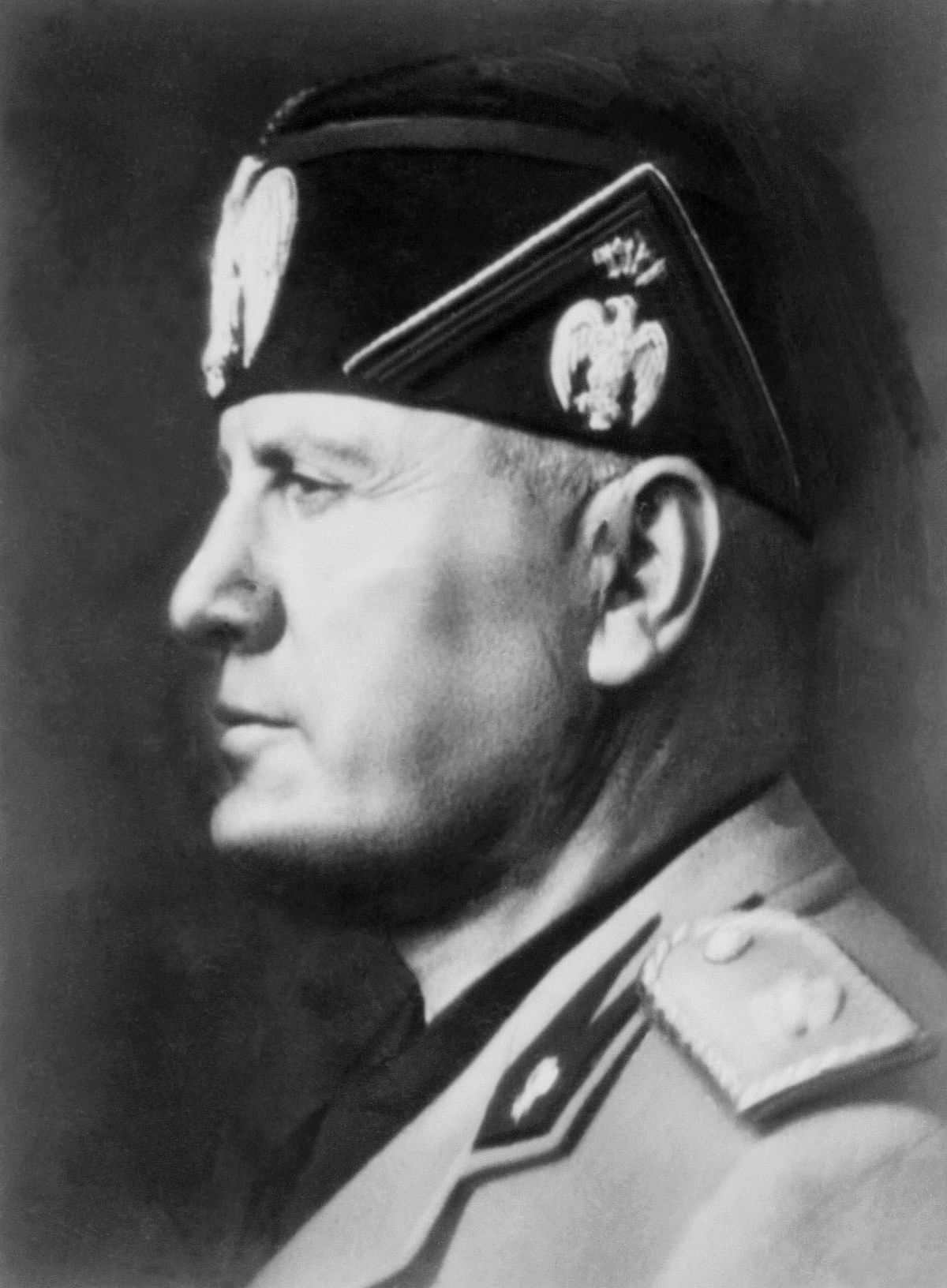 Undated portrait of Benito Mussolini, known as Duce, who ruled Italy from 1923 to 1945. Photo: AFP