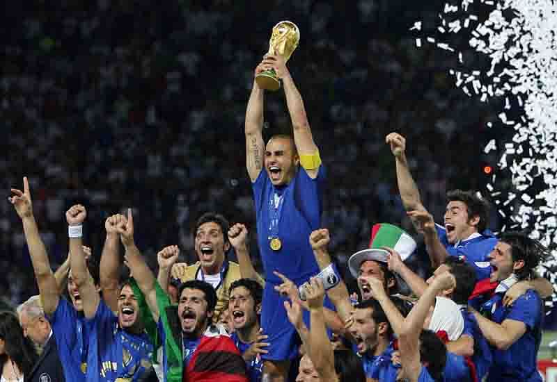 Squawka on X: ON THIS DAY: In 2006, Italy won their fourth World Cup  trophy after beating France on penalties. Zinedine Zidane became the fourth  player to be sent off in a