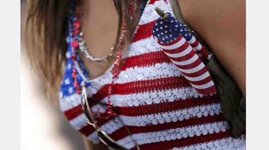 A US fan is seen during the broadcast of the 2014 World Cup Group G soccer match between the US and Germany in Belo Horizonte on June 26, 2014. Reuters