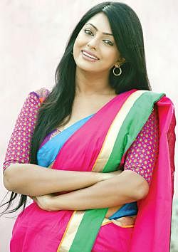 Actress Nipun. Photo: Prothom ALo