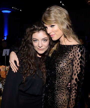 Taylor Swift and Lorde. Photo: AFP