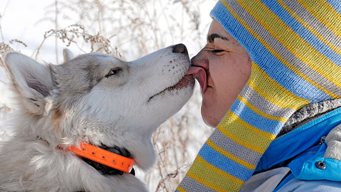 The special bonding between dogs and humans their special relationship to humans may go back 27,000 to 40,000 years. Photo:Reuters