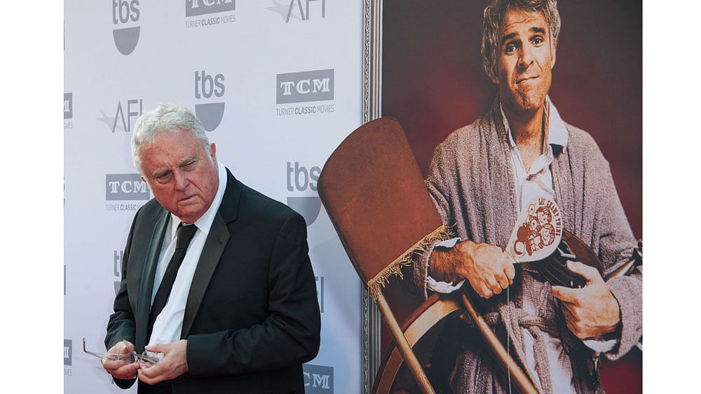 Singer-songwriter Randy Newman arrives at the AFI Life Achievement Award Gala Honoring Steve Martin in Hollywood, California, on June 4, 2015. Photo: AFP