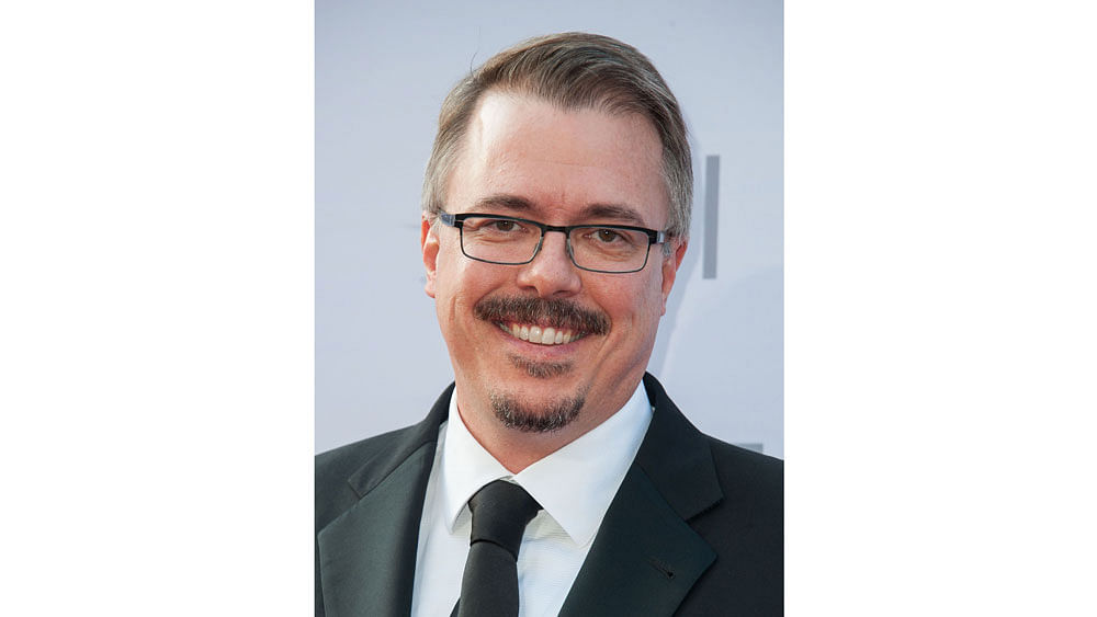 Writer/director Vince Gilligan arrives for the AFI Life Achievement Award Gala Honoring Steve Martin in Hollywood, California, June 4, 2015. Photo: AFP