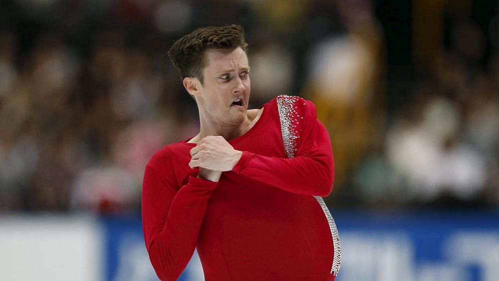 The United States` Jeremy Abbott of team North America competes during Japan Open Figure Skating Team Competition in Saitama, Japan, October 3, 2015. Photo: Reuters