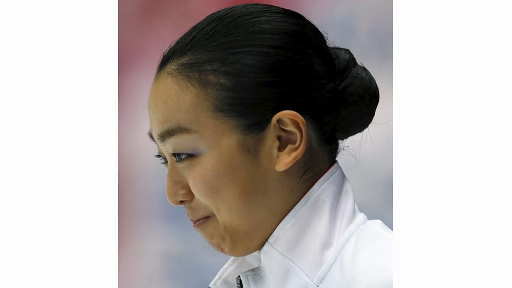 Mao Asada of team Japan makes her appearance on the ice rink during Japan Open Figure Skating Team Competition in Saitama, Japan, October 3, 2015. Photo: Reuters