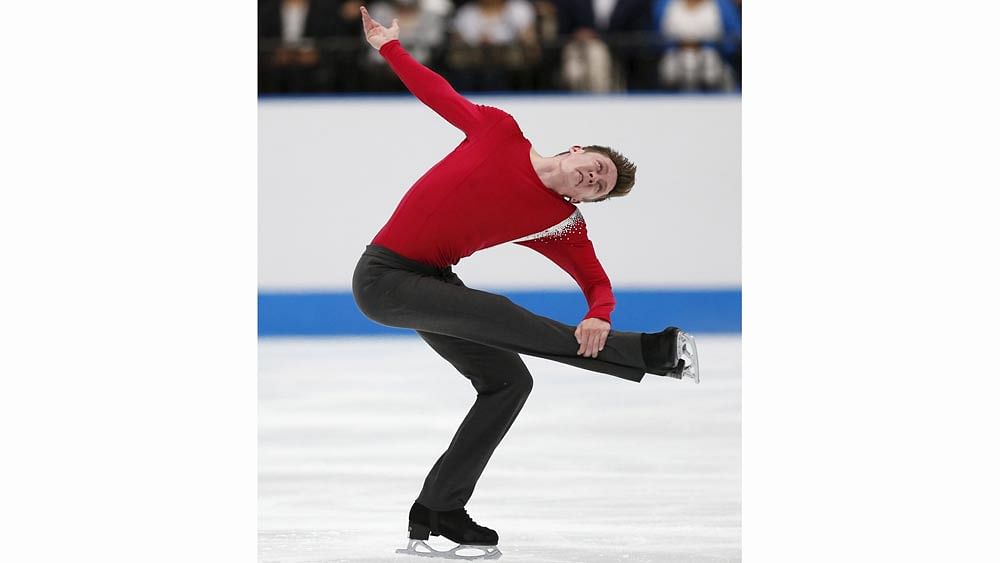 Jeremy Abbott of the United States, member of team North America competes during the Japan Open Figure Skating Team Competition in Saitama, Japan, October 3, 2015. Photo: Reuters