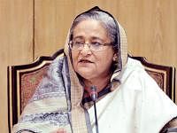 File photo of Sheikha Hasina.