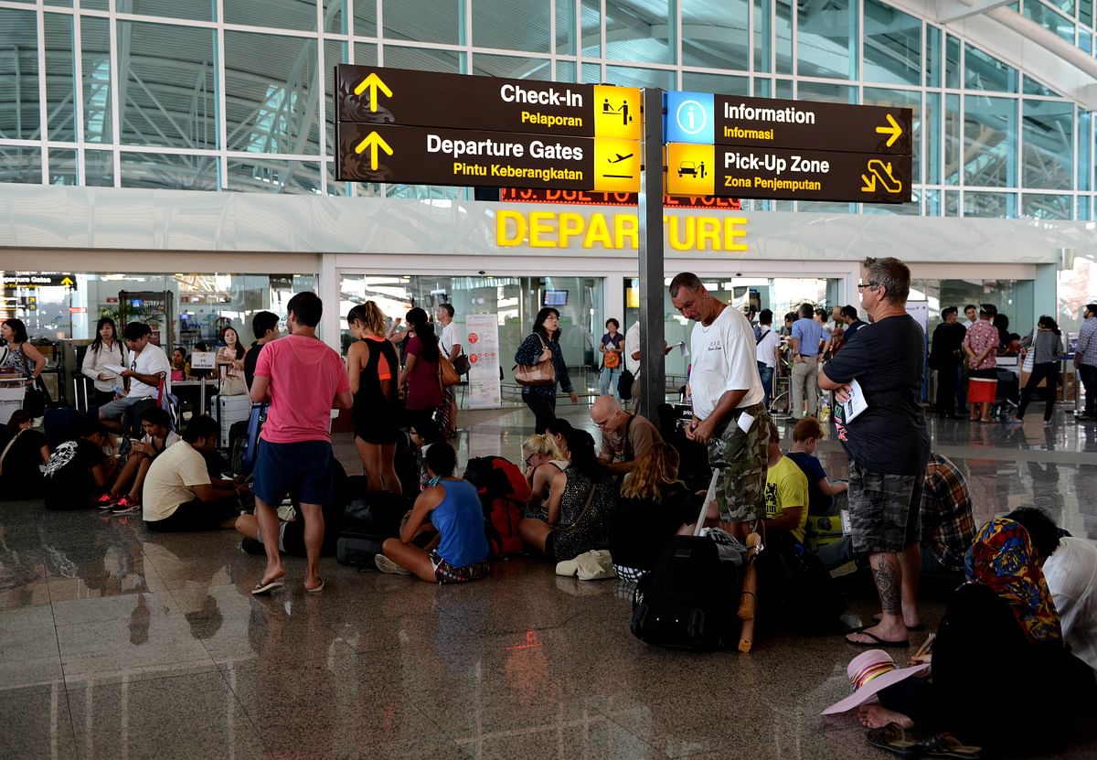 Airport c osure in bali