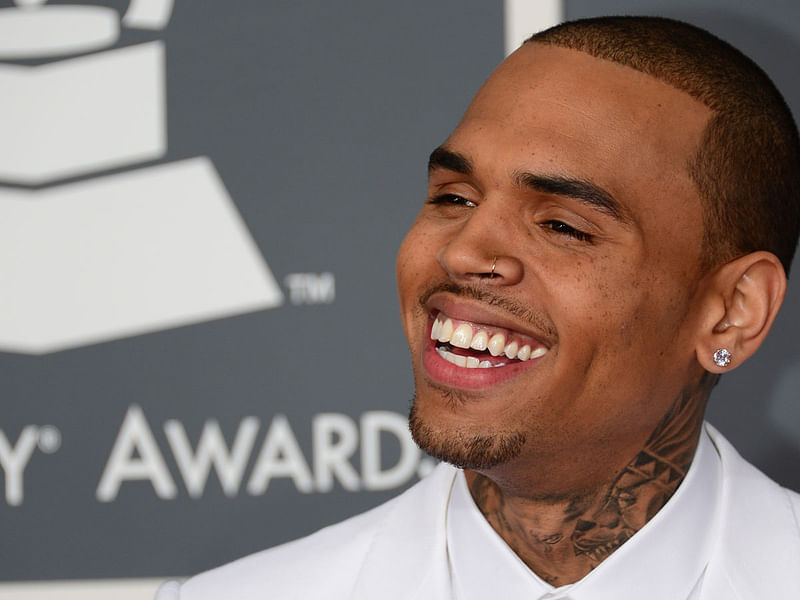 Chris Brown.Photo:AFP