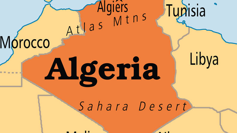 Map of Algeria 