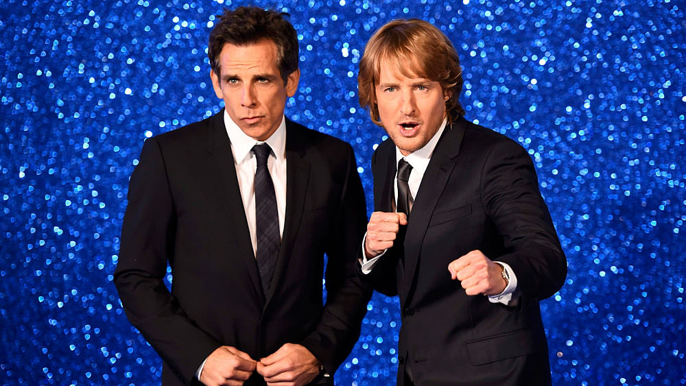 Owen Wilson and Ben Stiller pose for photographers at the screening of Zoolander 2 at a cinema in central London, February 4, 2016. Photo: Reuters