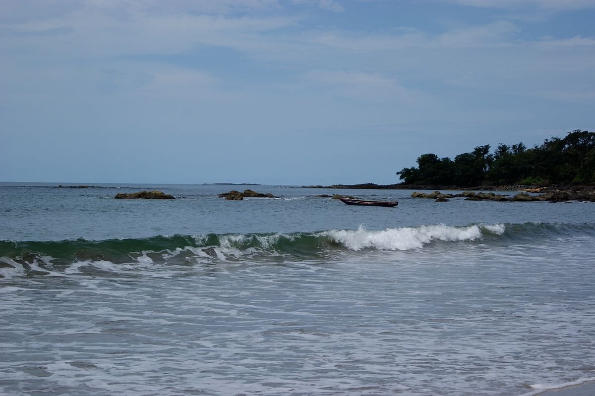 Village beach, Sierra Leone