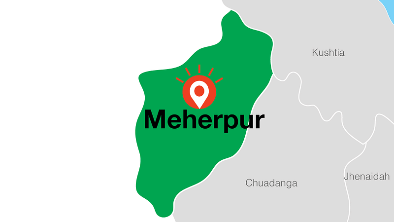 Map of Meherpur