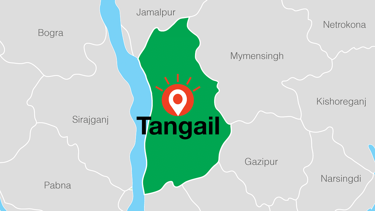 Map of Tangail