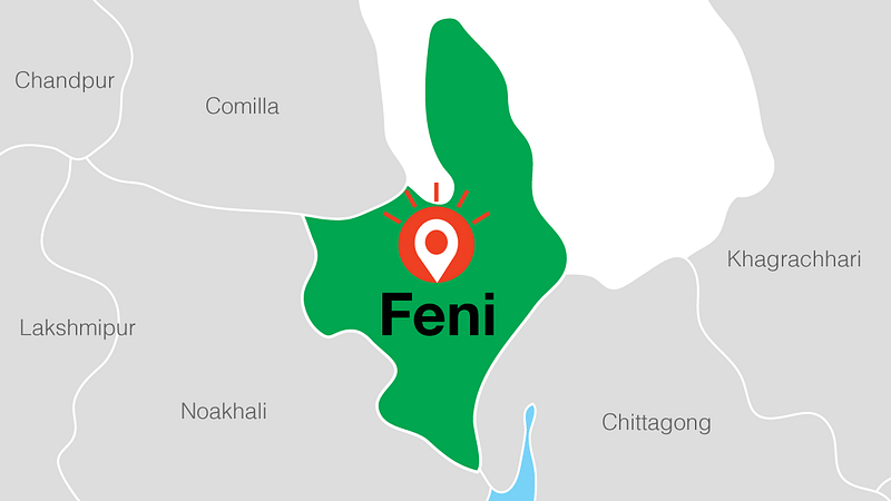 Map of Feni