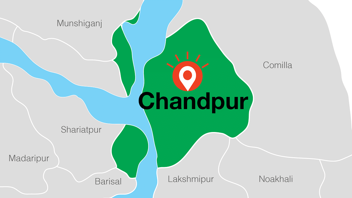 map of Chandpur. Prothom Alo