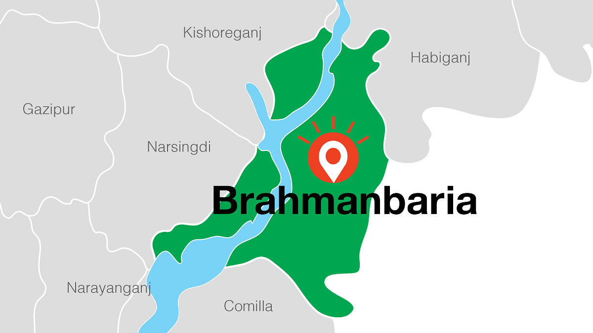 Brahmanbaria Map; Prothom Alo File Photo