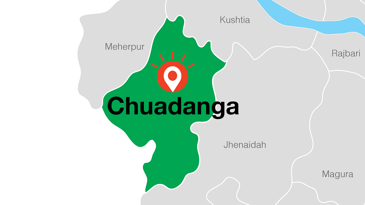 Map of Chuadanga