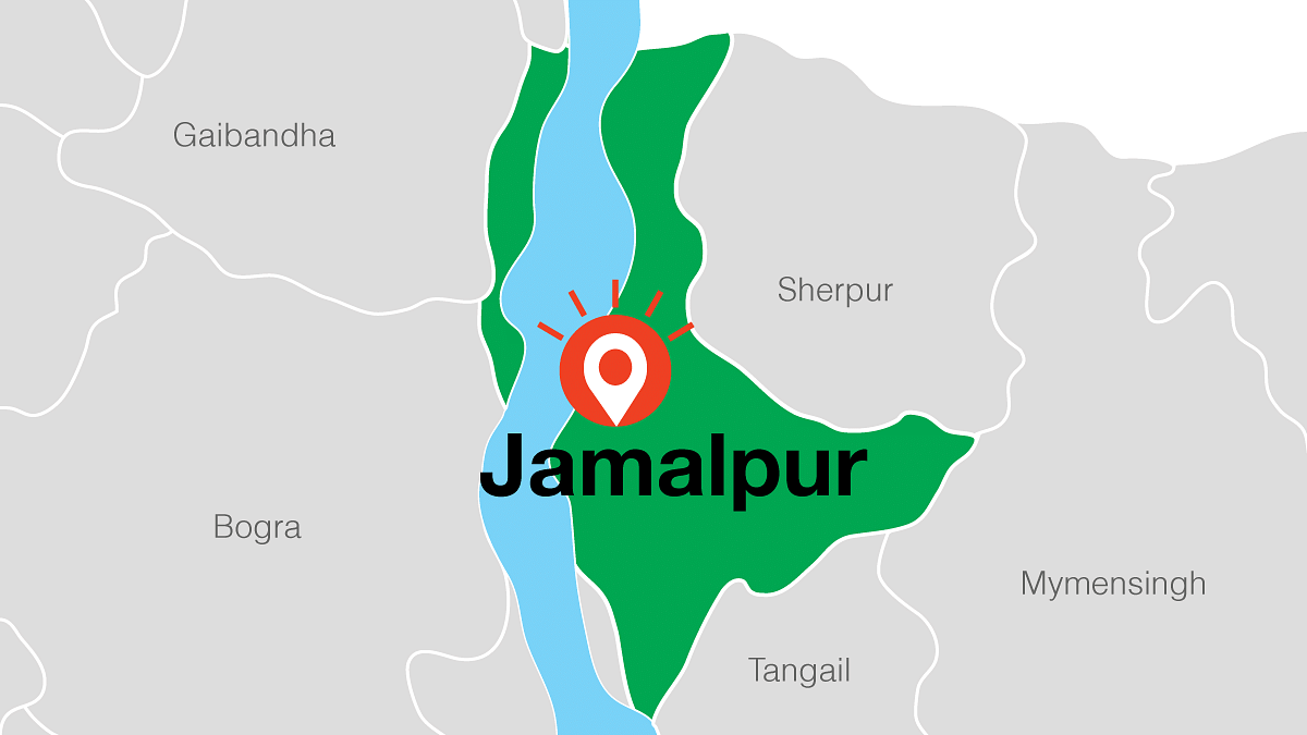 Map of Jamalpur