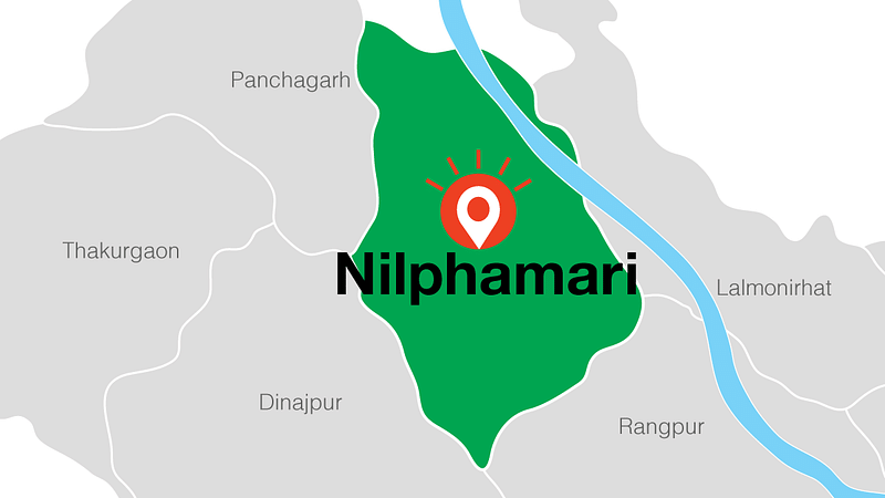 Map of Nilphamari