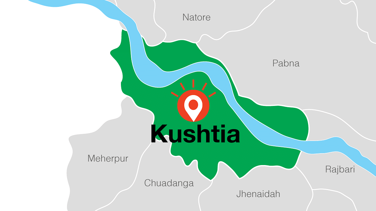 Map of Kustia
