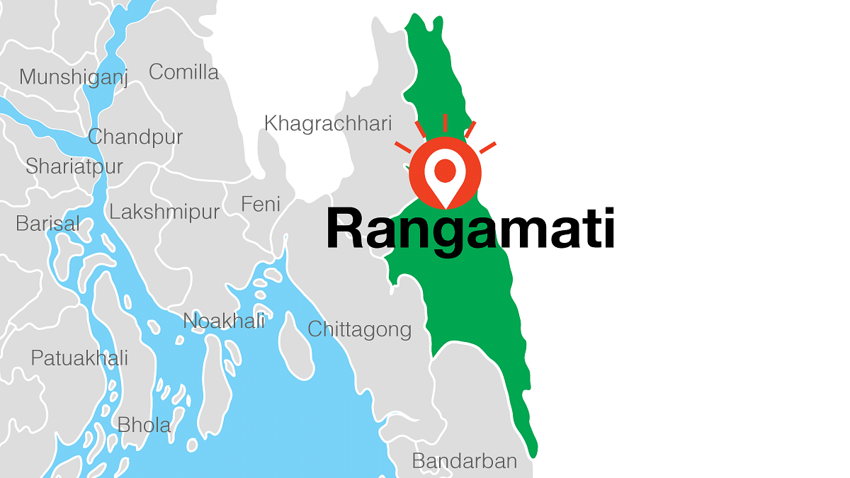 Map of Rangamati