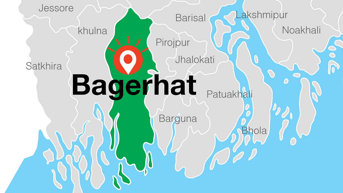 Map of Bagerhat