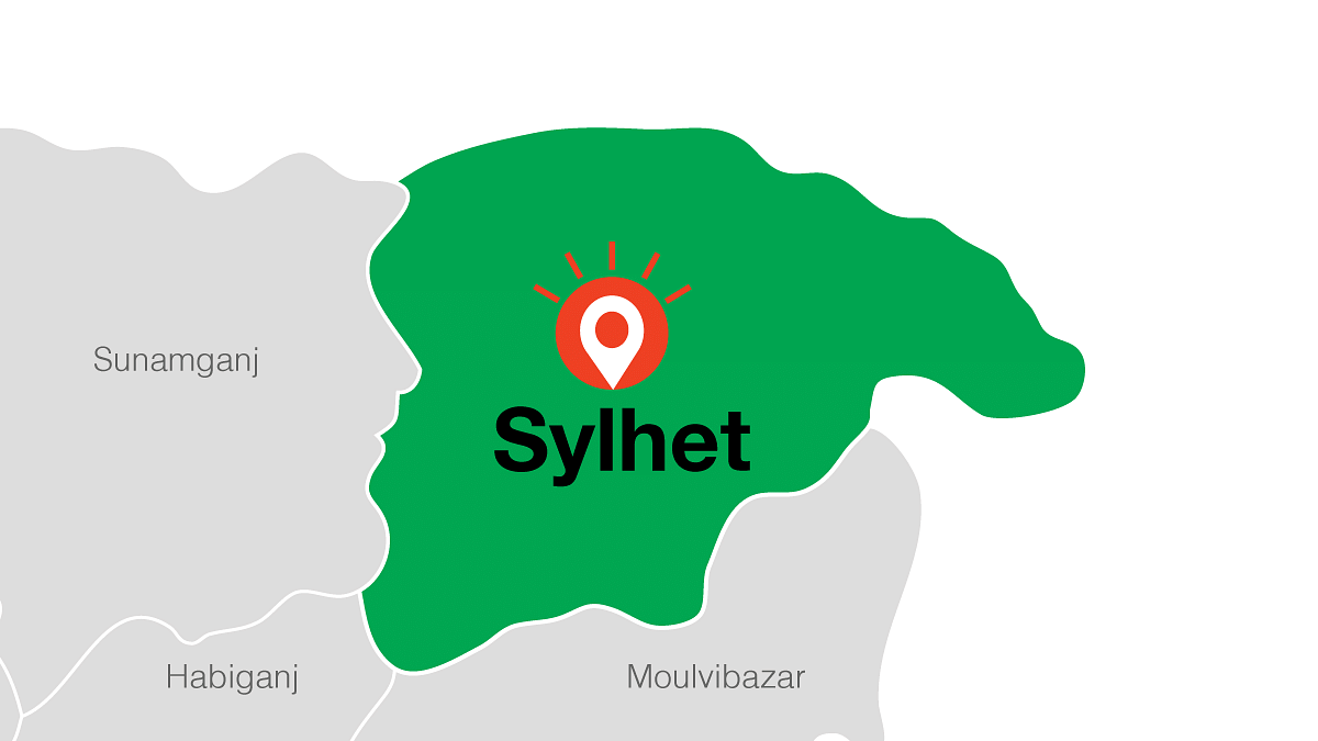 Sylhet Map. Prothom Alo File Photo