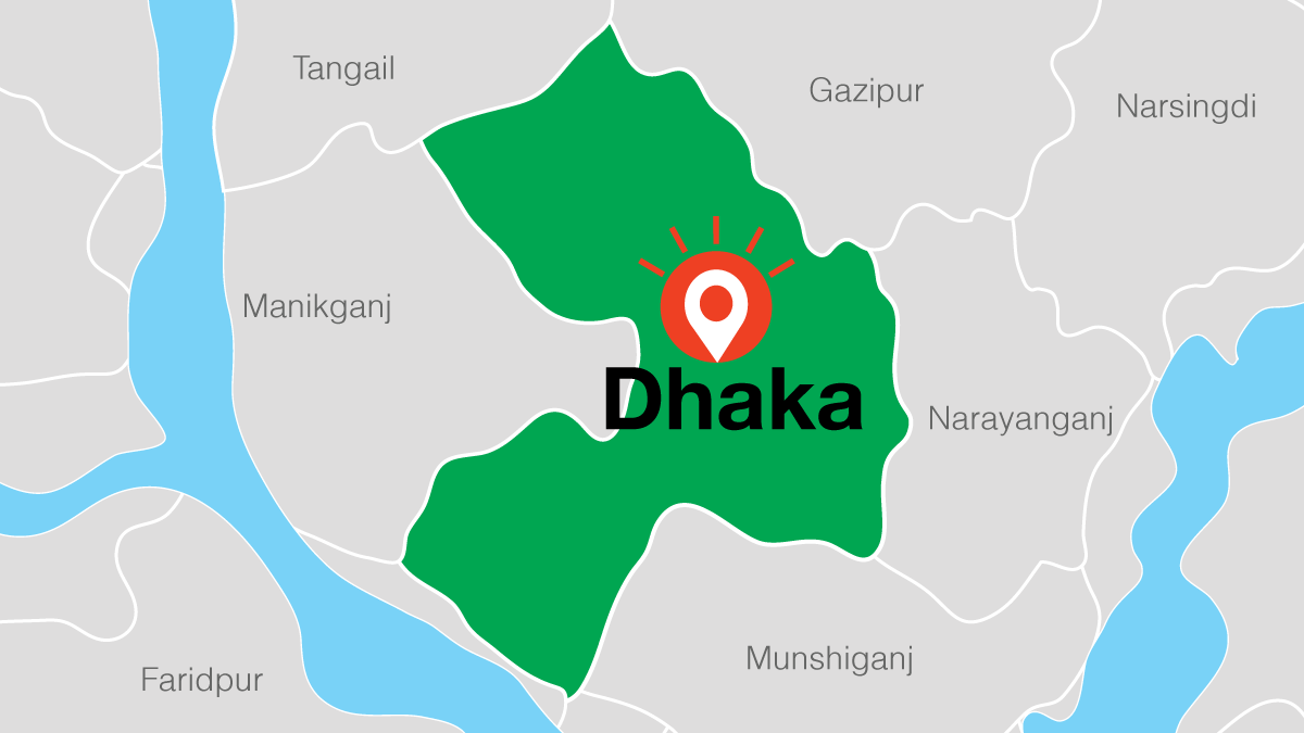 Map of Dhaka