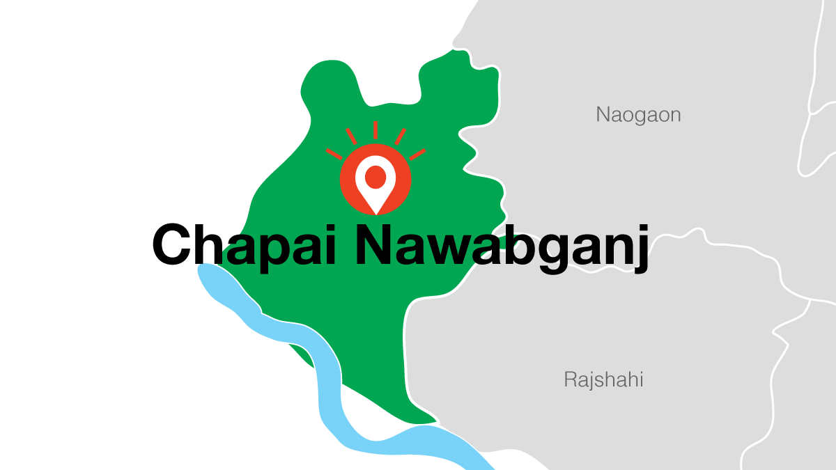 Map of Chapainawabganj. Prothom Alo File Photo