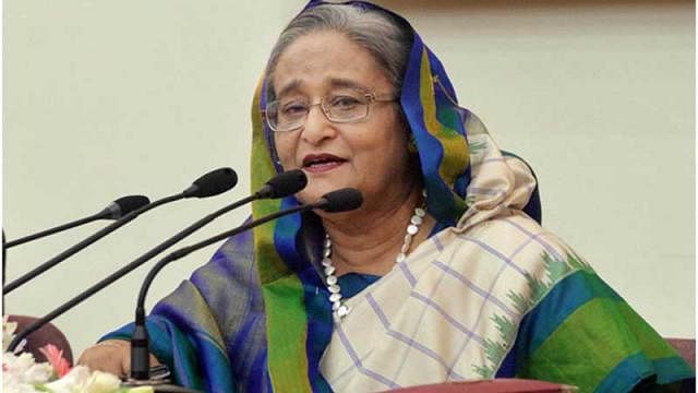 Prime minister Sheikh Hasina. File photo