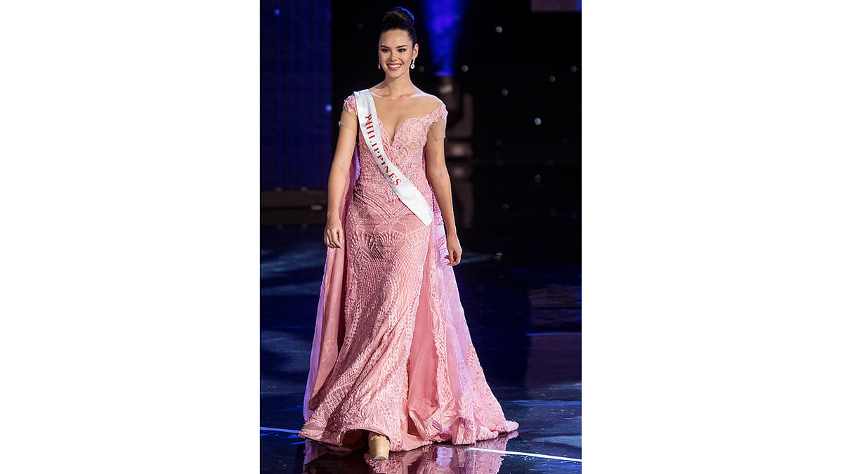 Miss Philippines Catriona Elisa Gray is pictured during the Grand Final of the Miss World 2016 pageant at the MGM National Harbor December 18, 2016 in Oxon Hill, Maryland. Photo: AFP