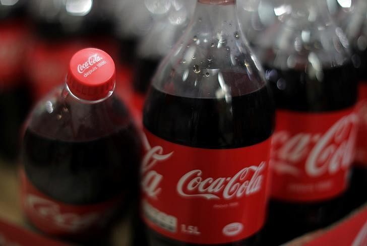 Bottles of Coca-Cola are seen in a Casino supermarket in Mouans Sartoux, France, October 27, 2016.Photo: Reuters