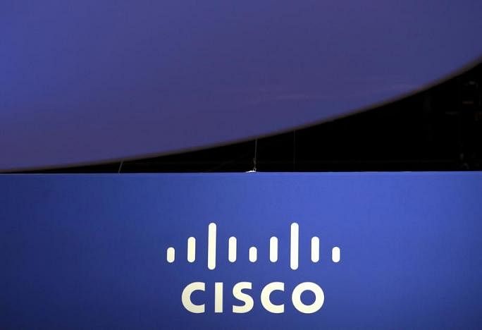 The Cisco Systems logo is seen as part of a display at the Microsoft Ignite technology conference in Chicago, Illinois, 4 May, 2015. REUTERS File Photo