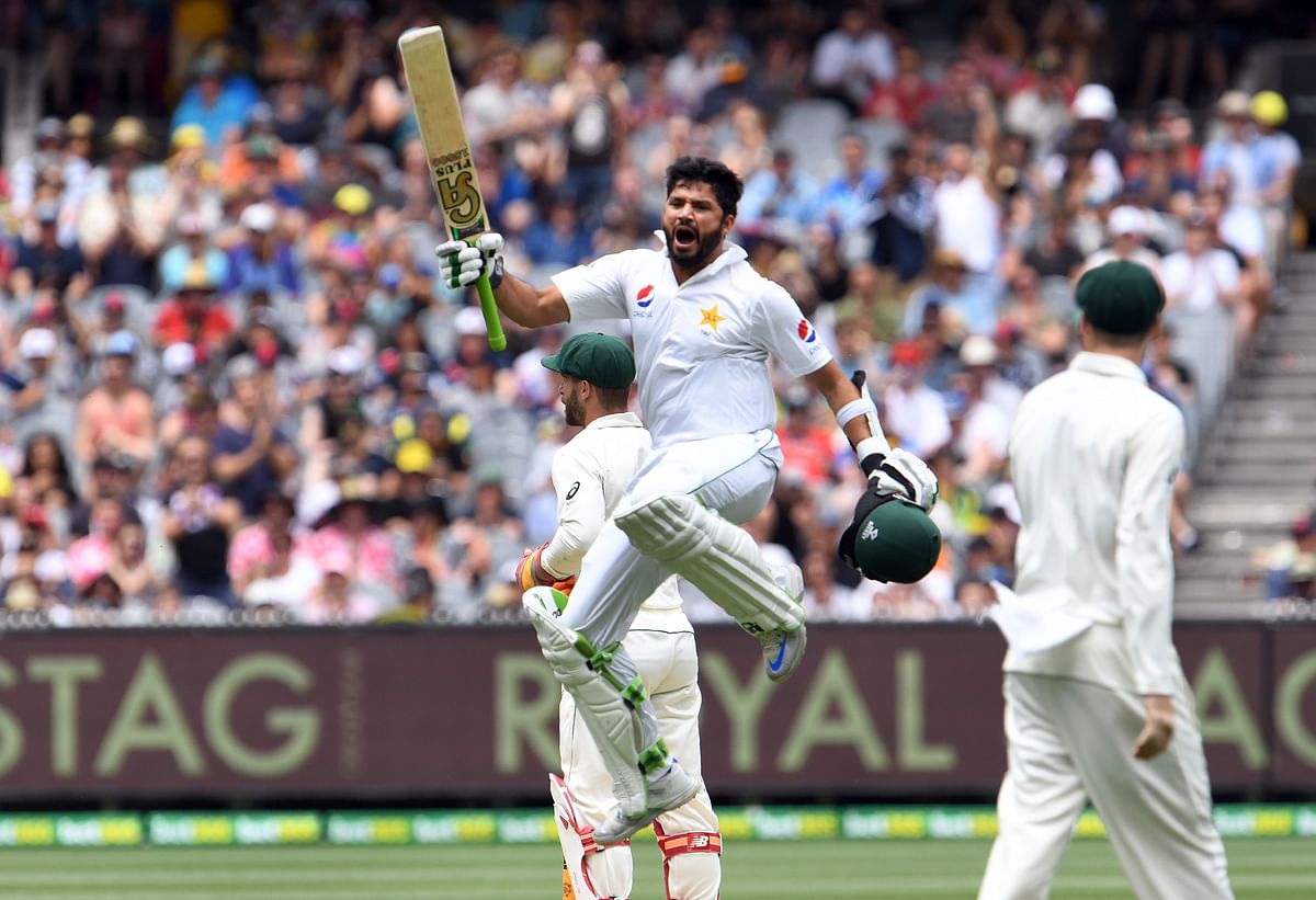 Azhar`s 205 is the highest score by a Pakistan batsman in Australia. AFP