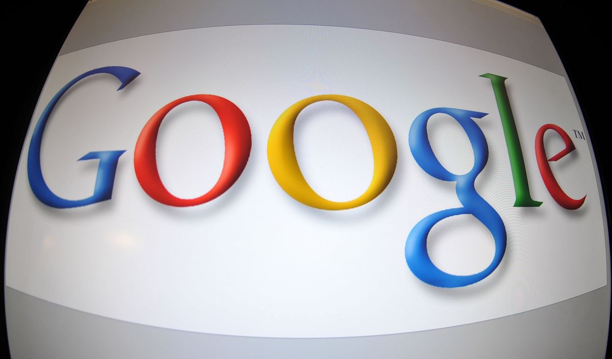 A screen image of the Google logo in Washington, DC. United States. AFP file photo