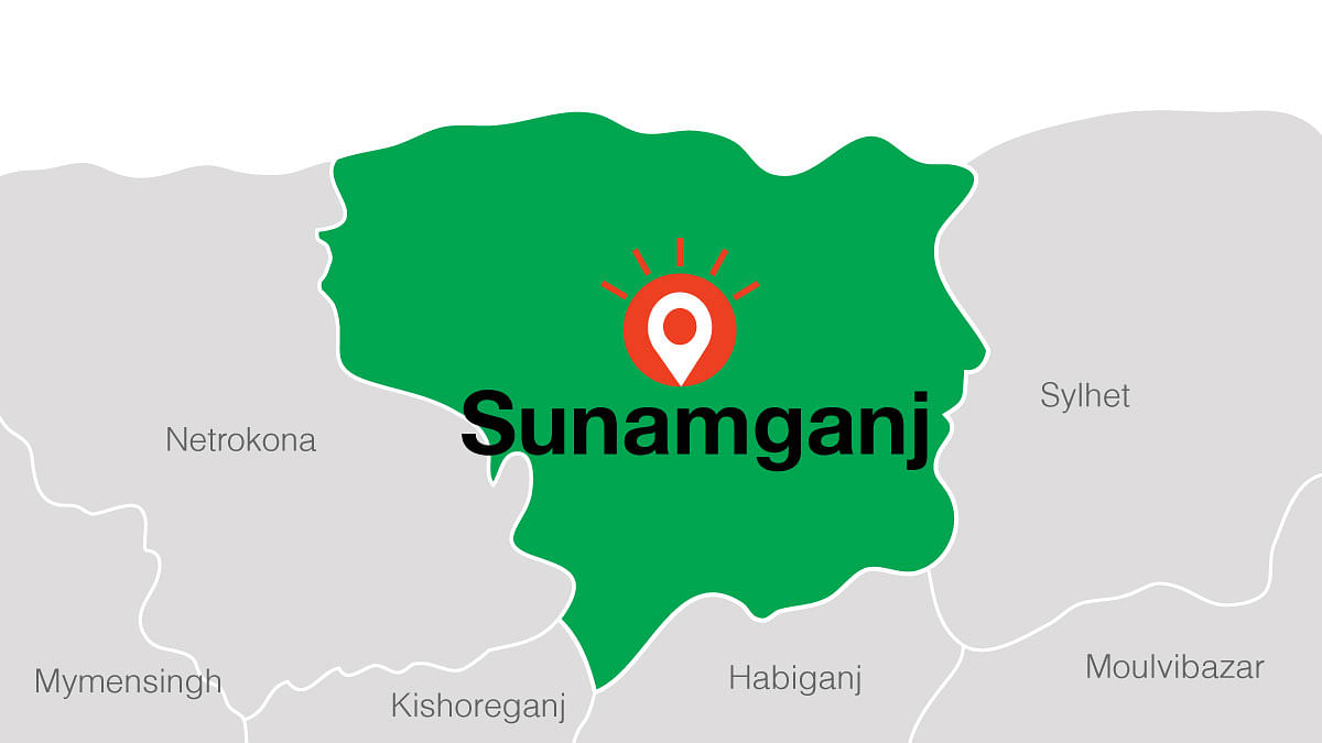 Map of Sunamganj