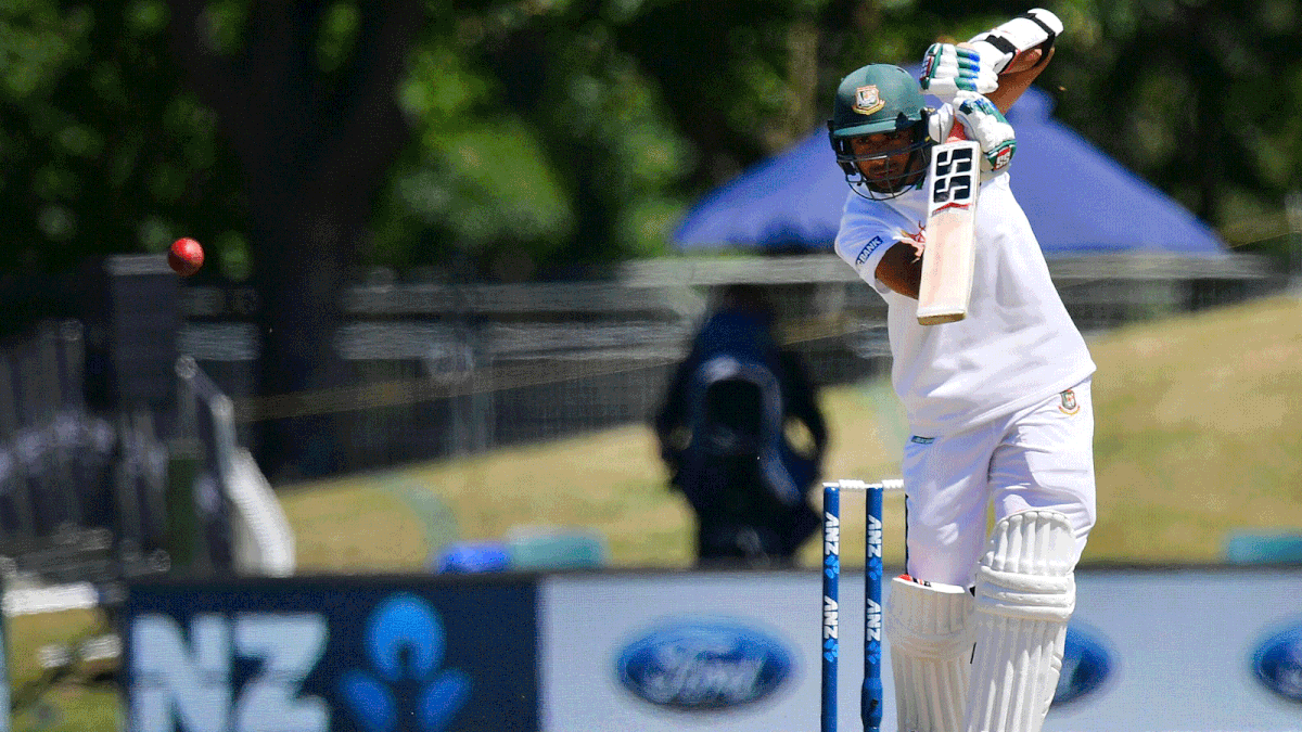 Bangladesh`s Mahmudullah bats during day four of the second international Test cricket match between New Zealand and Bangladesh at Hagley Park Oval in Christchurch on January 23, 2017. AFP