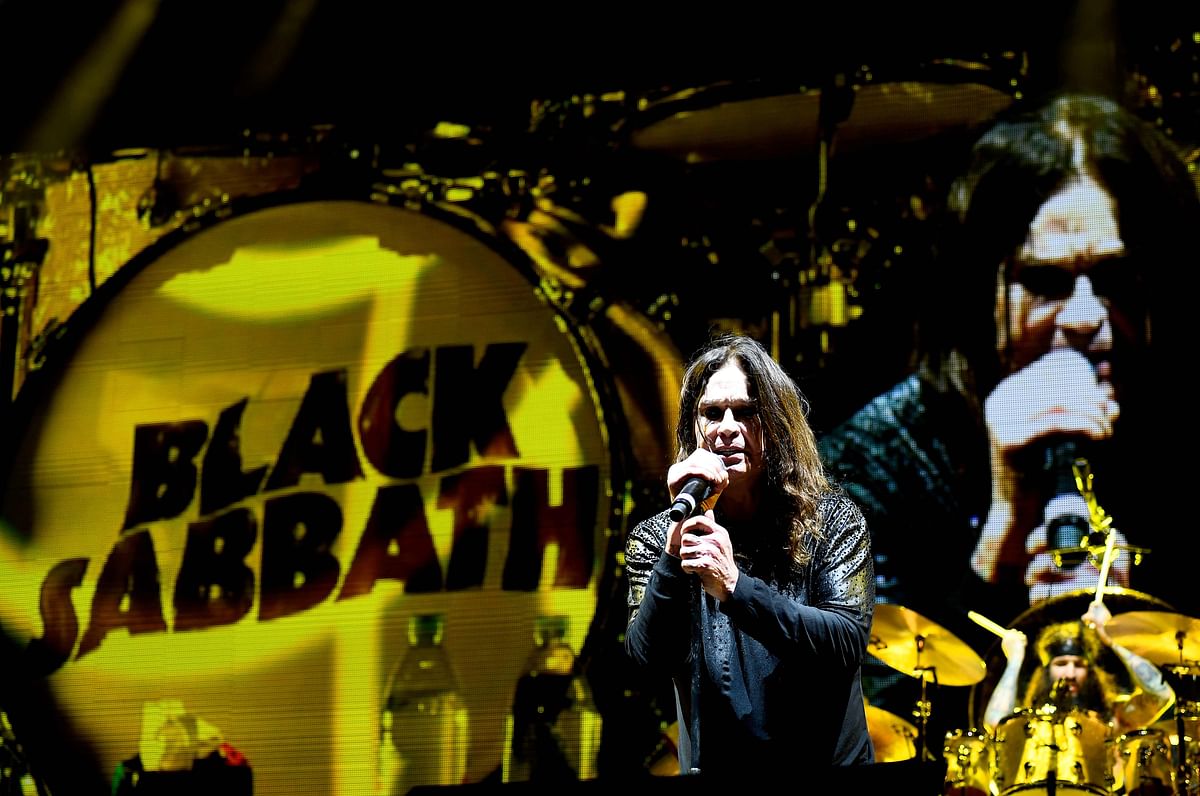 This file photo taken on 24 September, 2016 shows Ozzy Osbourne of Black Sabbath performing at Ozzfest 2016 at San Manuel Amphitheater in Los Angeles, California. Photo: AFP