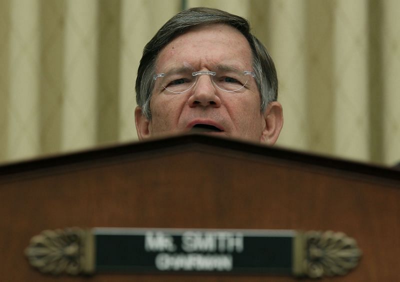 Chair of the House of Representatives Committee on Science, Space and Technology Lamar Smith accuses climate change scientists of alarmism. Photo: AFP