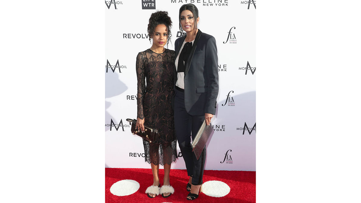 Ava Dash and Fashion designer Rachel Roy attend the Daily Front Row`s 3rd Annual Fashion Los Angeles Awards at Sunset Tower Hotel on April 2, 2017 in West Hollywood, California. Photo: AFP