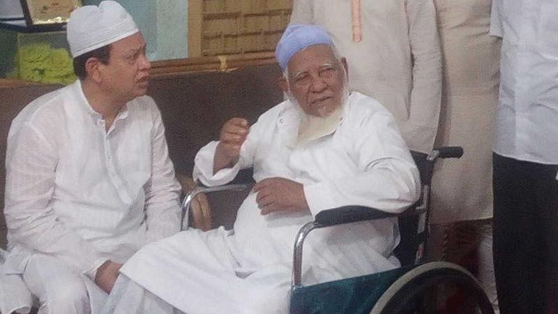 BNP vice chairman Mir Mohammad Nasir Uddin meets Hefazat-e-Islam ameer Shah Ahmad Shafi