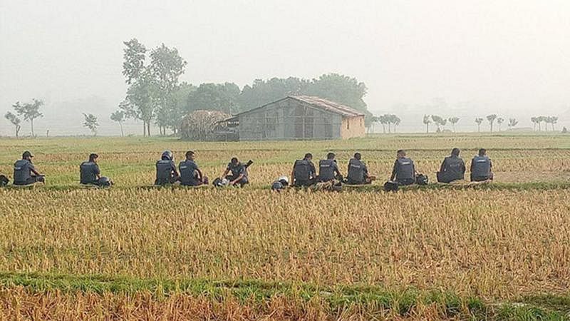 Anti-militant raid in Godagari upazila of Rajshahi. Photo: Prothom Alo